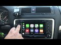 Autorádio VW / Škoda - 8" LCD / GPS / multicolor / ČESKÉ MENU - Video Youtube