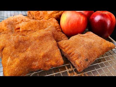 Apple Pie in Minutes- Thanks to this Hack 🙌🏾 Fried Apple Pies | No Pie Crust Needed!