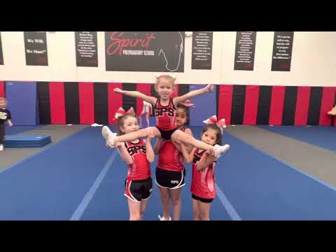 Mini Cheer Stunts