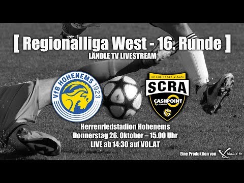 LIVE: VfB Hohenems vs SCR Altach Ama.