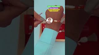 Happy rakshabandhan special beautiful silver Rakhi with kit box, with 70% discount #rakhi #shorts.