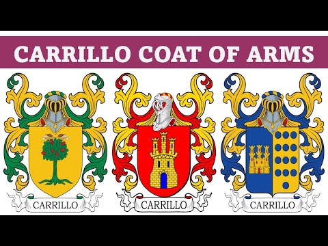 Carrillo Coat of Arms & Family Crest - Symbols, Bearers, History
