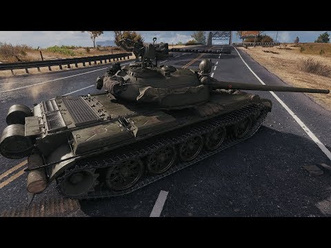 WoT T-54 ltwt. (skin) 7084 DMG 1741 EXP - Highway