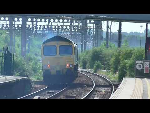 Freightliner Class 66 no: 66607 @ STJ {0M46} 01/06/2023.