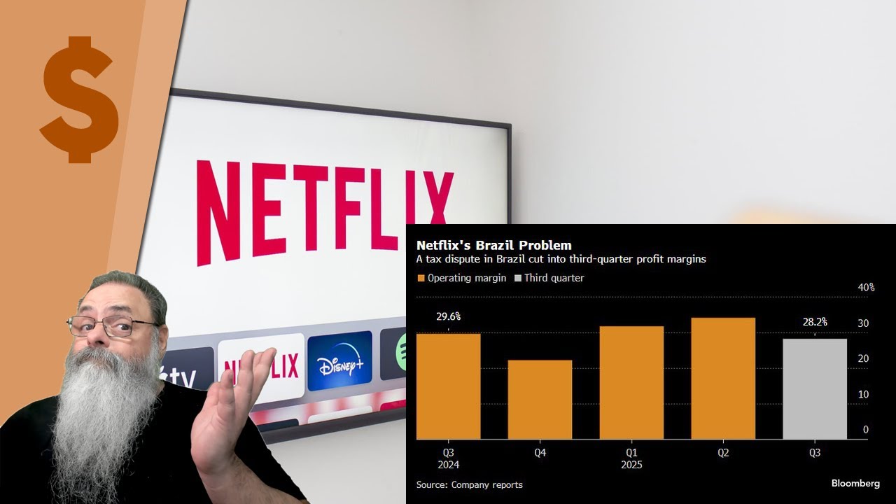 NETFLIX despenca 7% devido a LUCROS MENORES por CULPA de FLÁVIO DINO e OUTROS SOÇAS do STF