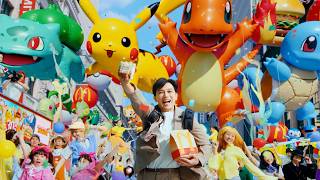 【ポケモン夏マック】M!LKのCM曲「You!Joy!Parade!」に乗せ、吉沢亮が駆け抜ける！　マクドナルド「ポケモン30周年バーガー」編