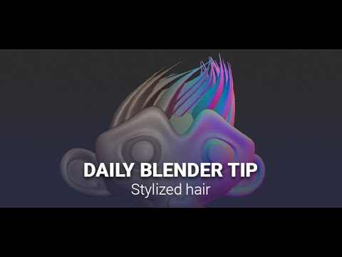 Daily Blender Secrets - How to Model Stylized Hair