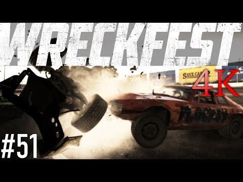 [Wreckfest Gameplay] Complete Career #51 Demolition All Stars REPLAY 4K No Commentary
