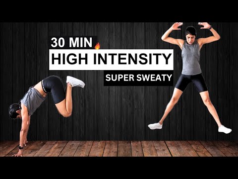 30 MIN MILITARY MONDAY SWEATY HIIT - Full Body Cardio Workout, No Repeat, High Intensity