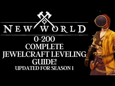 New World 0-200 Complete Jewel crafting Leveling Guide, Fast,Efficiently, Updated for Season 1!