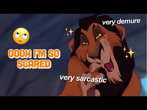 Scar being the most ICONIC disney villain for almost 7 minutes
