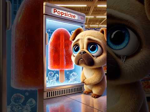 Frenchie's Sweet Master Plan! Buys ONE GIANT Popsicle to Share with EVERYONE! ❤️🐶