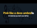 Aerosmith - Pink (lyrics, karaoke, cover) 