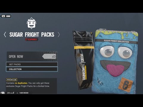 All the Sugar Fright event pack Collection Items - Rainbow Six Siege (Halloween Event Leak)