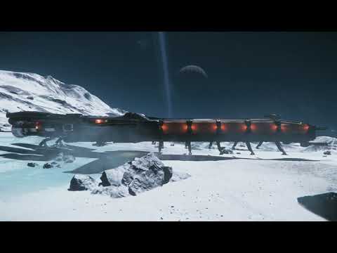 Star Citizen 3.7.1 - Landing Drake Caterpillar on Yela