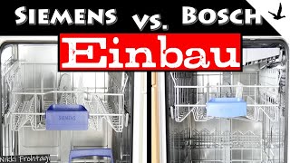 Geschirrspüler Bosch & Siemens einbauen✅Unterschied Teil zu Vollintegriert erklärt