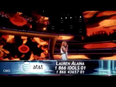 Lauren Alaina - Any Man of Mine on american idol