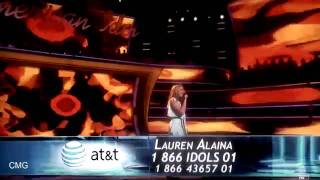 Lauren Alaina - Any Man of Mine on american idol