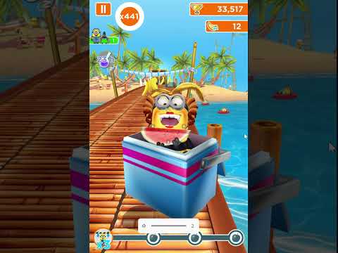Minion Rush Mod Apk 5.7.0 | Levels 701-708 Minion Beach | All 24 Fruits