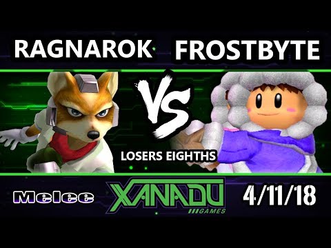 S@X 245 SSBM - Ragnarok (Fox) Vs. Frostbyte (Ice Climbers)  - Smash Melee Losers Eighths