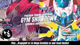 Pokémon TCG GYM Battle | Dragapult Defends Against N's Zoroark ex, Mega Greninja ex, & Team Rocket