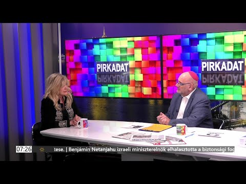 Dunai Mónika a Fidesz országgyűlési képviselője a Heti TV Pirkadat című műsorában