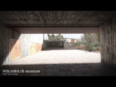 Volubilis 3D architecture animation