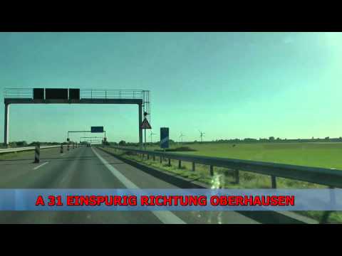 SO SIEHT DIE BAUSTELLE EMSTUNNEL LEER  WEST AUS!