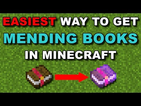 EASIEST Way To Get MENDING BOOKS! - Minecraft Tutorial