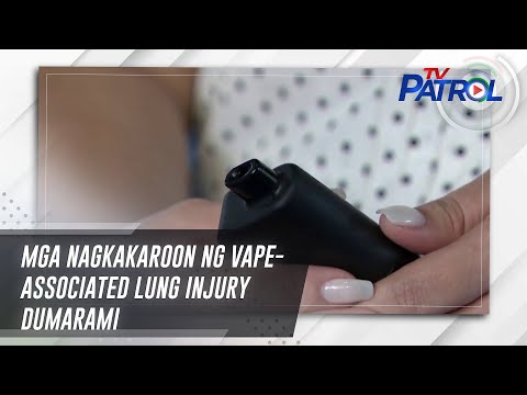 Mga nagkakaroon ng vape-associated lung injury dumarami