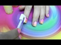 Palm Tree Nails With Sponge Technique