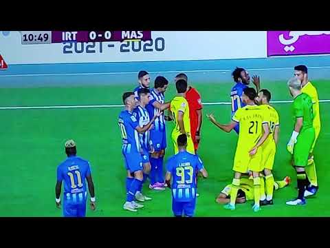 #IRT vs #MAS carton rouge mérité pour #Mukoko