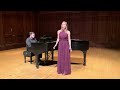 Carly Wingfield - Laurie's Song (The Tender Land) Aaron Copland