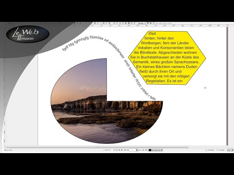 Benutze besondere Grafikelemente  beim layouten - Scribus Tutorial