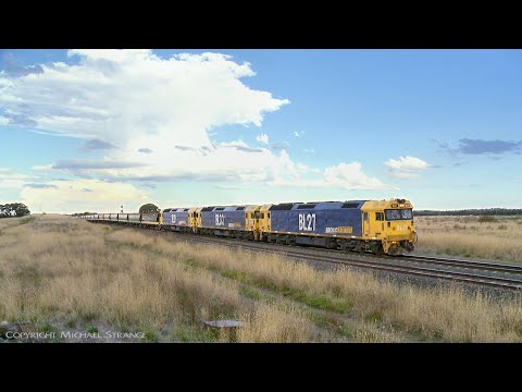 7737V Pacific National Grain Train With BL27, BL33 & BL26 (13/3/2022) - PoathTV Australian Railways