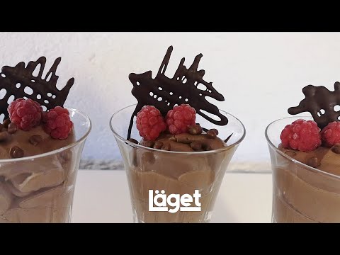 Chokladmousse av tre ingredienser