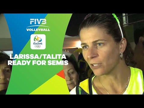 Larissa and Talita go on to the semifinals!