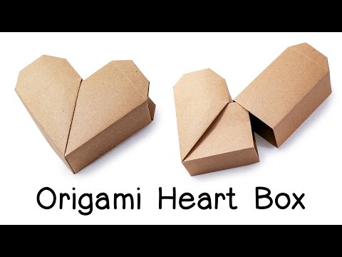 Origami Heart Box Instructions - DIY Tutorial - Paper Kawaii