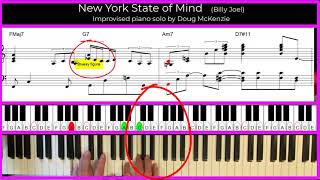New York State Of Mind - Jazz piano tutorial