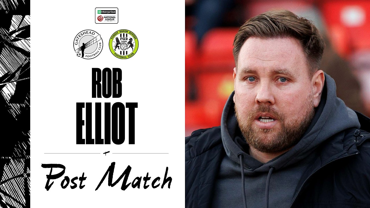 💬 “Can’t fault the effort” | Rob Elliot post-Forest Green Rovers (H) | POST-MATCH