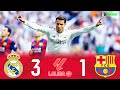 Real Madrid 3-1 Barcelona - 2014/15 - Ronaldo, Pepe & Benzema Defeat MSN - Extended Highlights - FHD