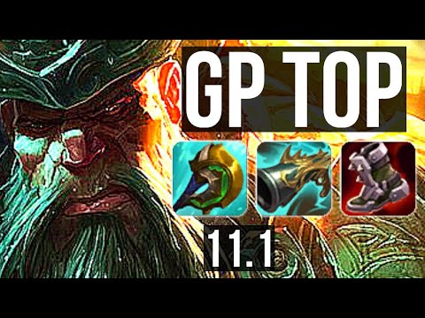 GANGPLANK vs RENGAR (TOP) | 4/0/4, 1.8M mastery, 400+ games | KR Diamond | v11.1