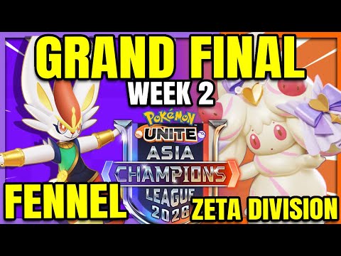 GRAND FINAL Fennel vs Zeta Division - ACL Japan | Pokemon Unite