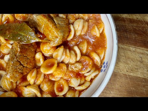 ORECCHIETTE AL RAGÙ PUGLIESE 🍝ORECCHIETTE APULIAN RAGU