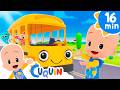 The Wheels On The Bus Animal Version Canticos Cleo Cuquin