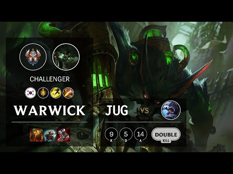 Warwick Jungle vs Talon - KR Challenger Patch 11.23