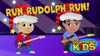 Run Rudolph Run - The Countdown Kids | Christmas Songs &amp; Nursery Rhymes | Lyrics Video