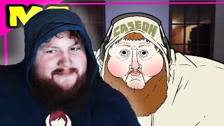 CaseOh Gets Crazy to Reaction His Animation | CaseOh Reacts Fat Shaming A Streamer By MeatCanyon🤣