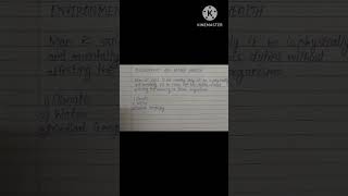 Environment Studies // Sem 1 // Environment And Human Health