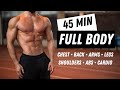 45 Min FULL BODY WORKOUT No Equipment No Repeat Rowan Row